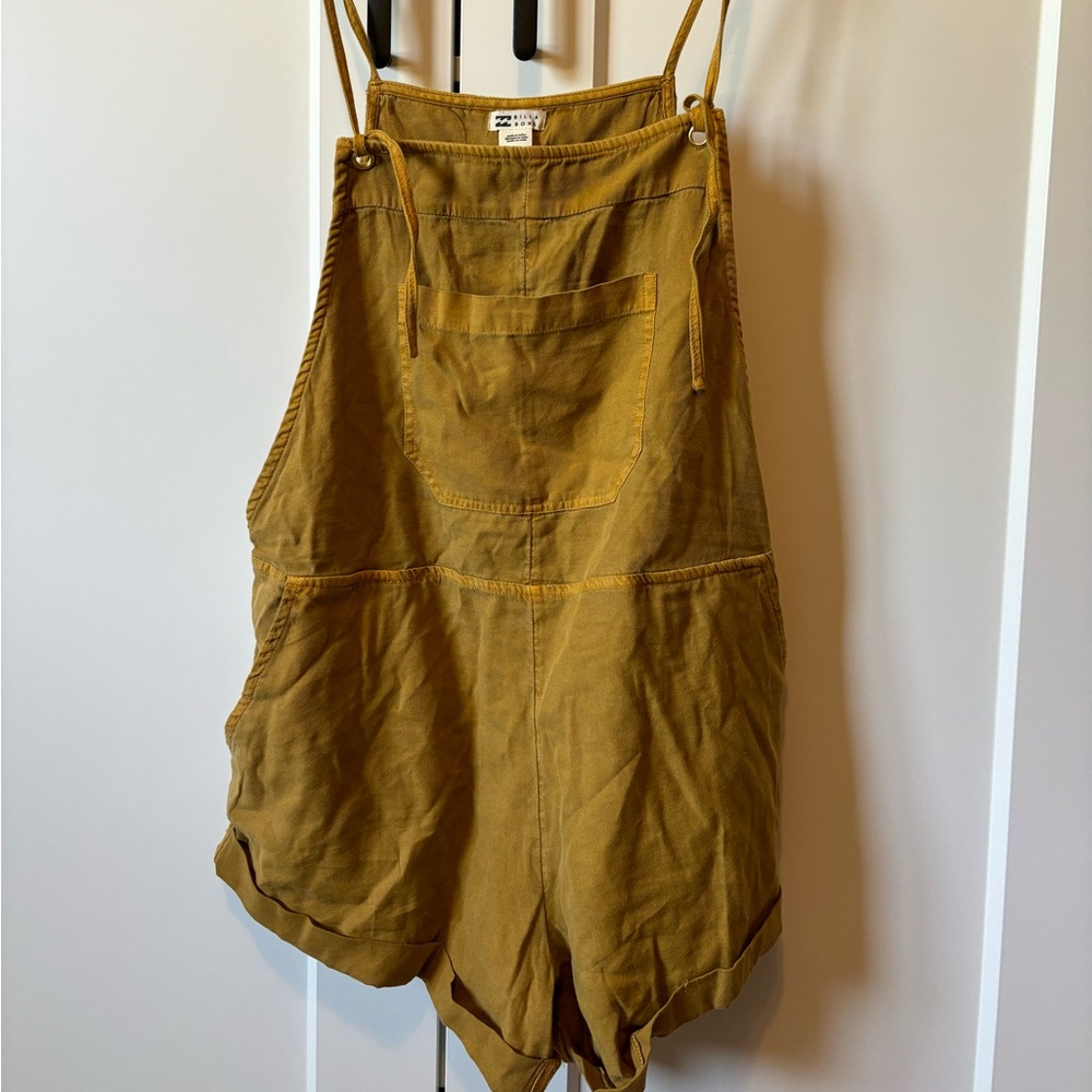 Billabong overall shorts.